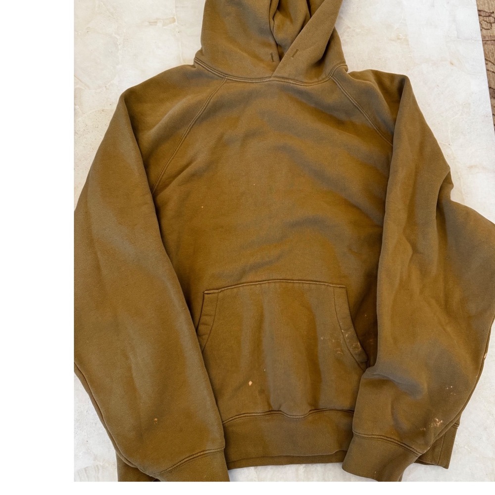 Fear of God Essentials Hoodie and Sweatpants Set Harvest Gold Small